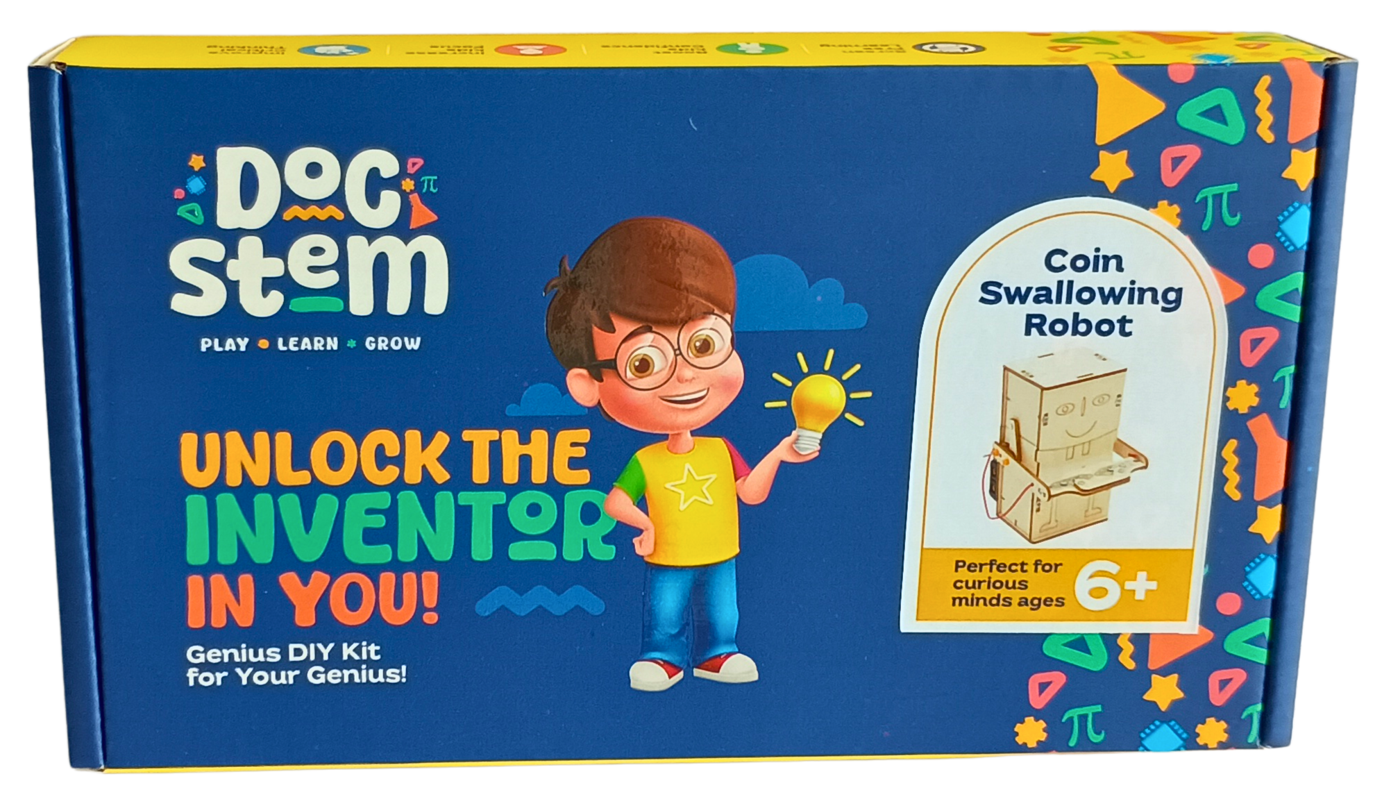 Coin Swallowing Robot - 3D DIY Puzzle | STEM Education Kit | Wooden Puzzle Kit