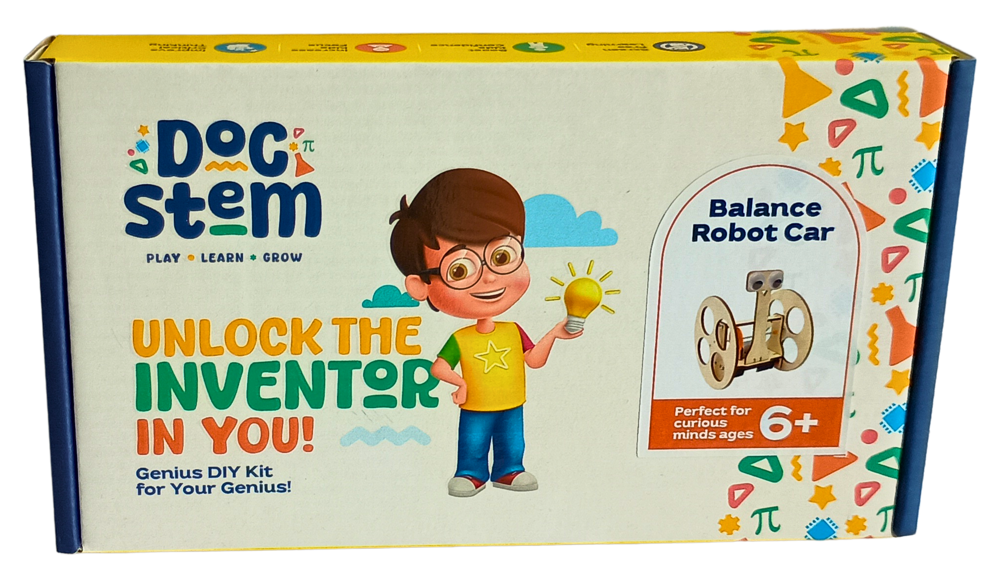 Balance Robot Car - DIY Puzzle | STEM Education Kit | Wooden Puzzle Kit Educational Electronic Hobby Kit