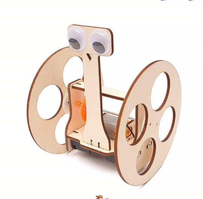 Balance Robot Car - DIY Puzzle | STEM Education Kit | Wooden Puzzle Kit Educational Electronic Hobby Kit