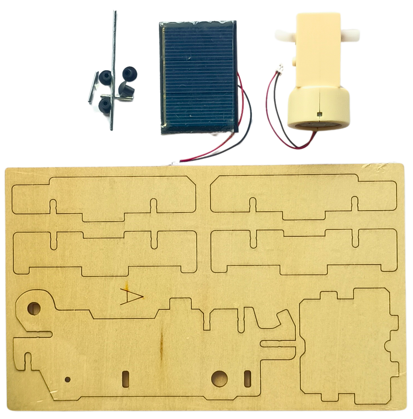 Missile Truck (Solar) - DIY Puzzle | STEM Education Kit | Wooden Puzzle Kit Educational Electronic Hobby Kit