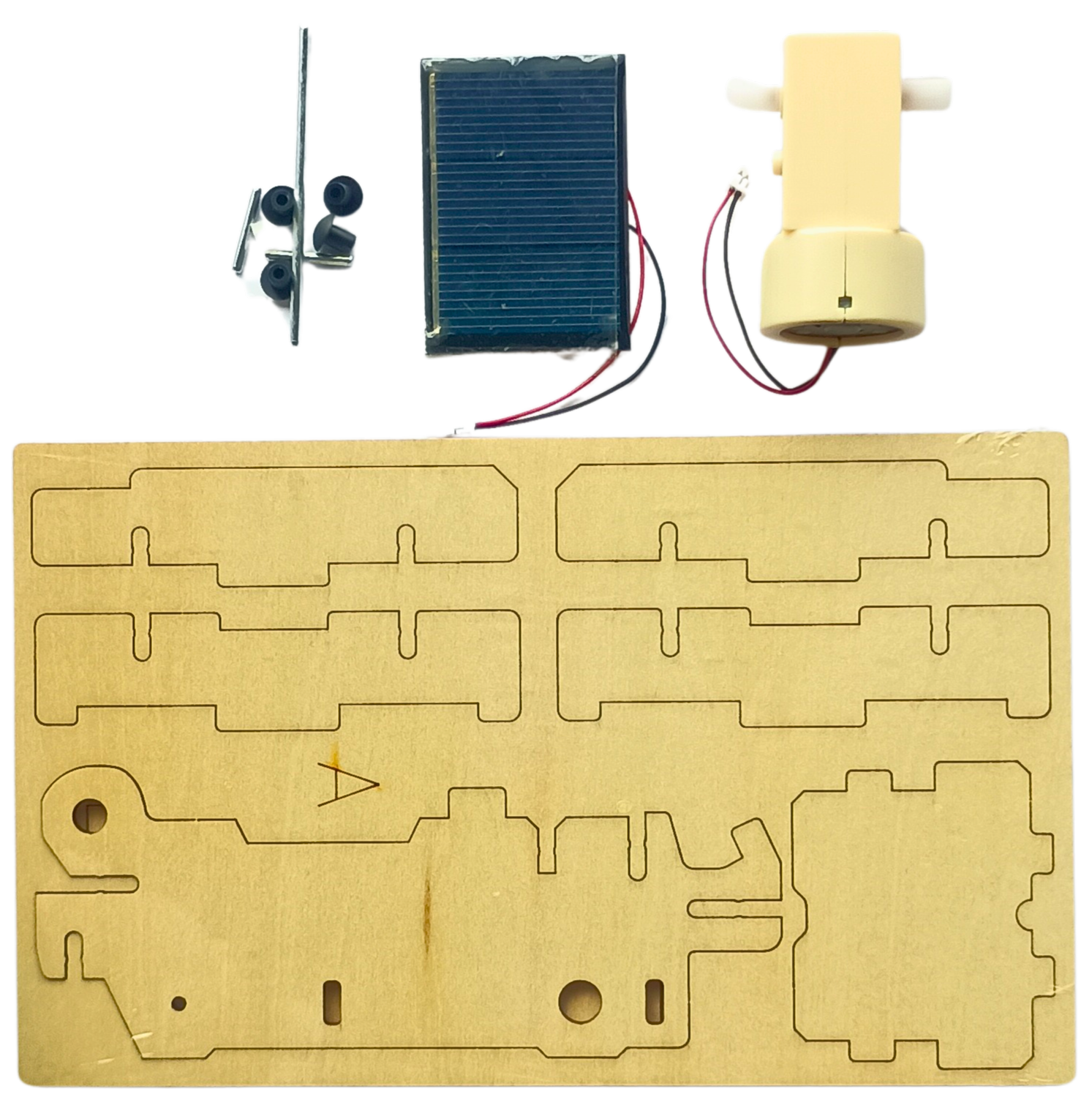 Missile Truck (Solar) - DIY Puzzle | STEM Education Kit | Wooden Puzzle Kit Educational Electronic Hobby Kit