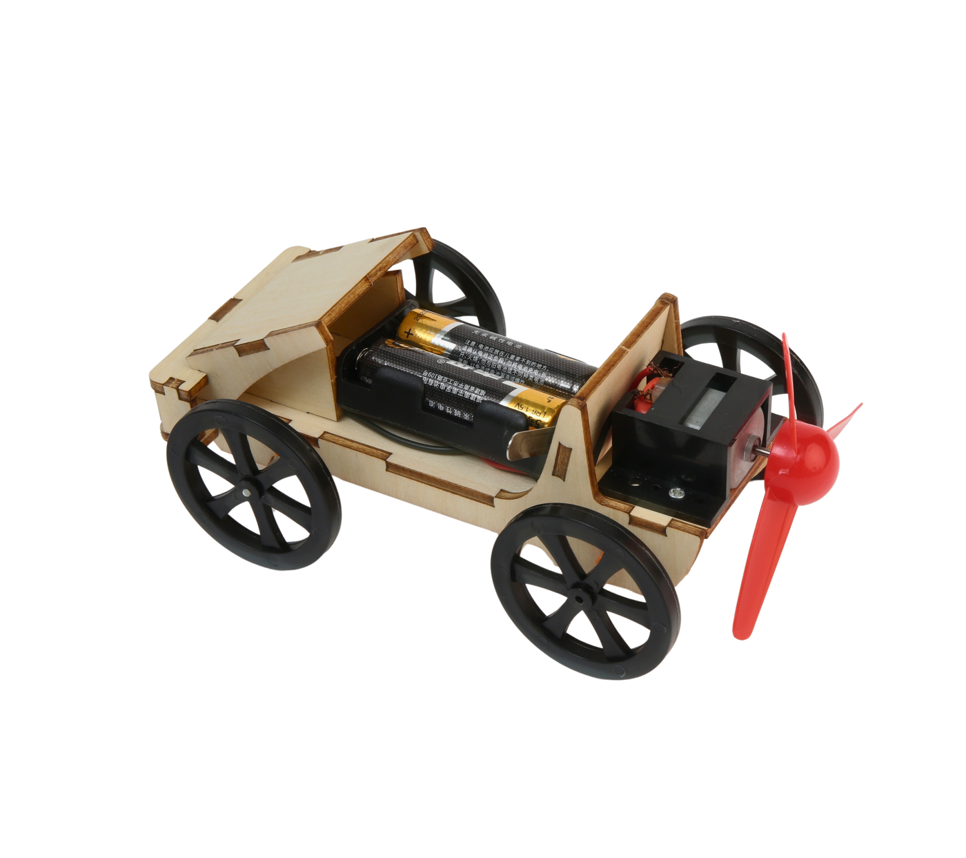 Wind Driven Car - 3D DIY Puzzle | STEM Education Kit | Wooden Puzzle Kit