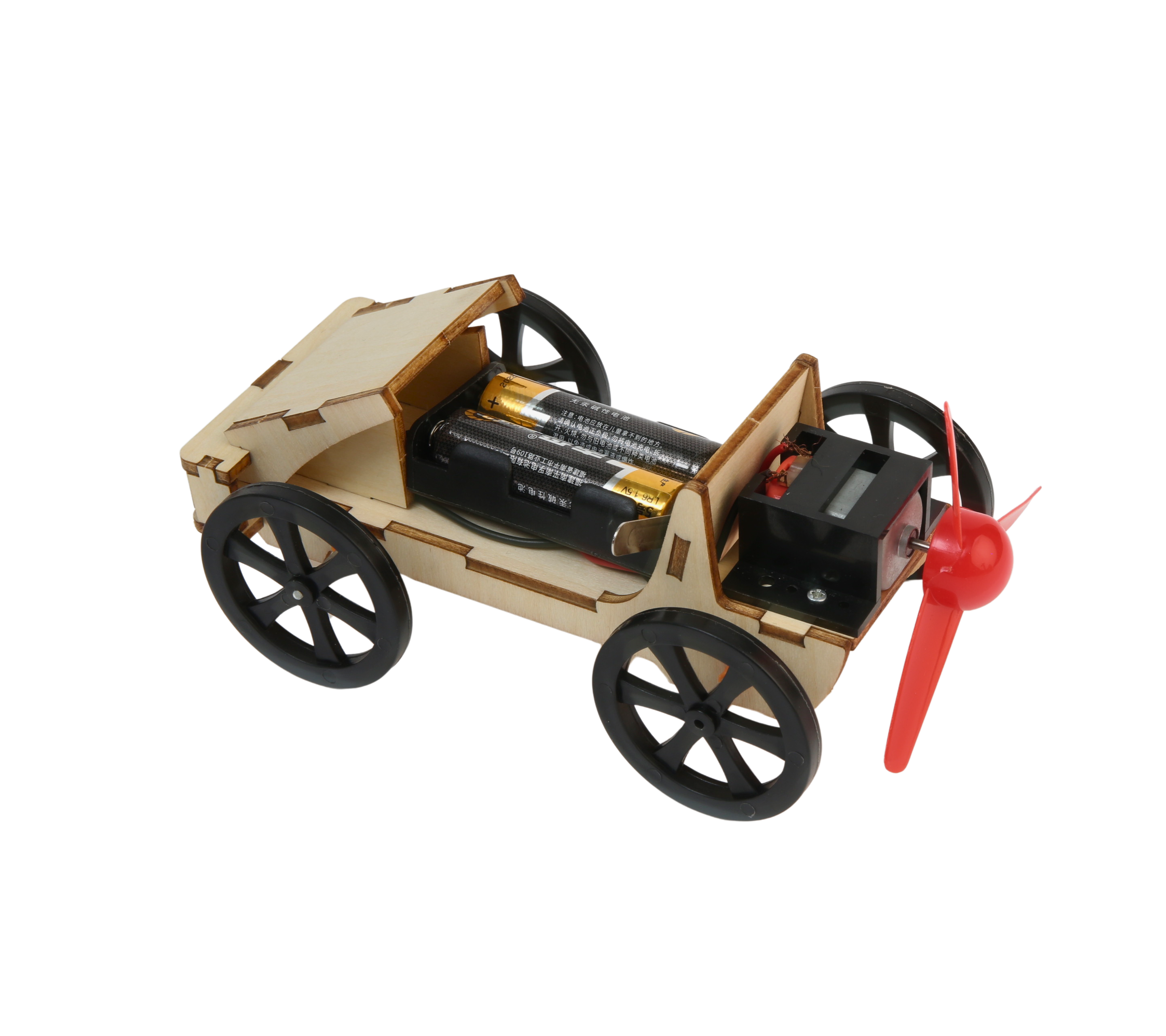 Wind Driven Car - 3D DIY Puzzle | STEM Education Kit | Wooden Puzzle Kit