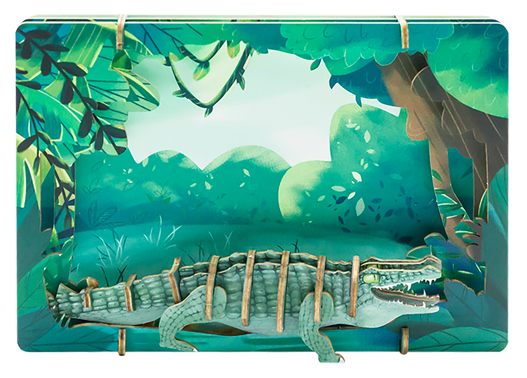 Crocodile – 3D Postcard Puzzle