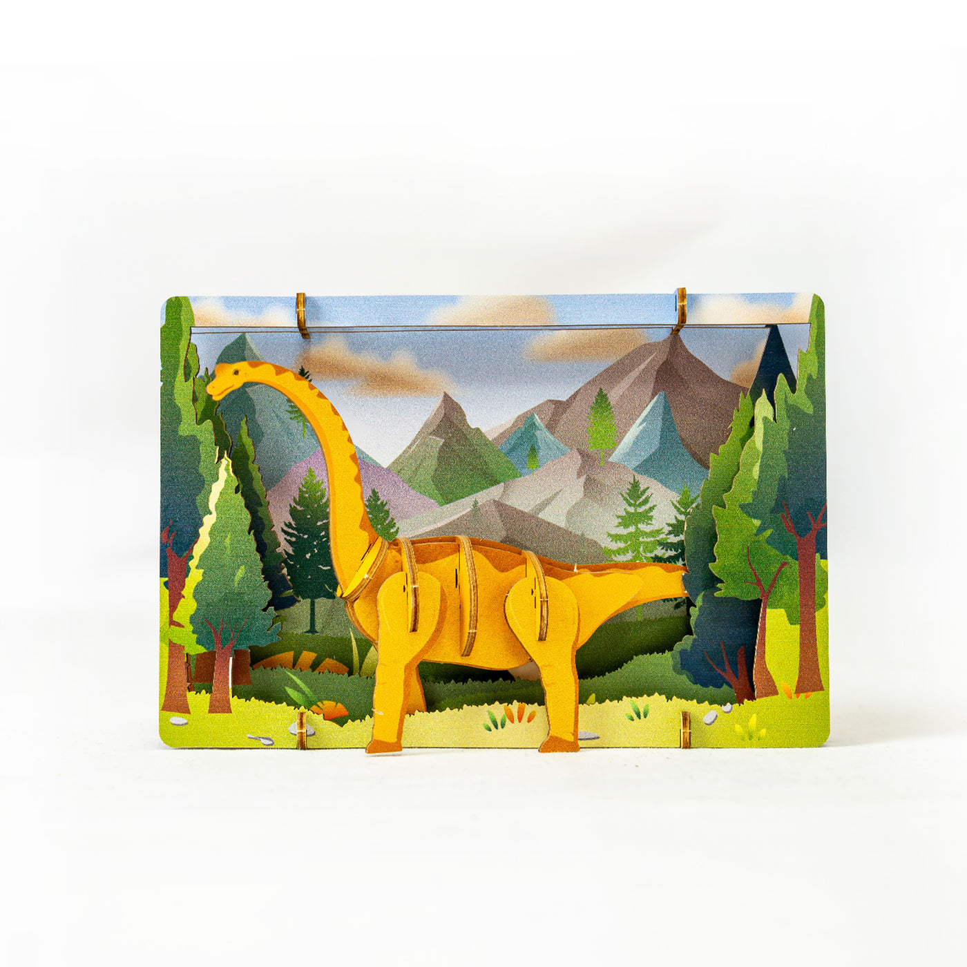 Brontosaurus – 3D Postcard Puzzle