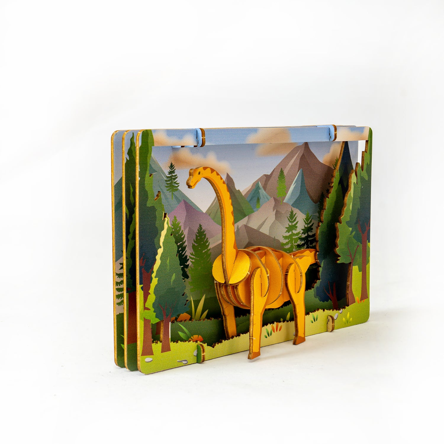 Brontosaurus – 3D Postcard Puzzle