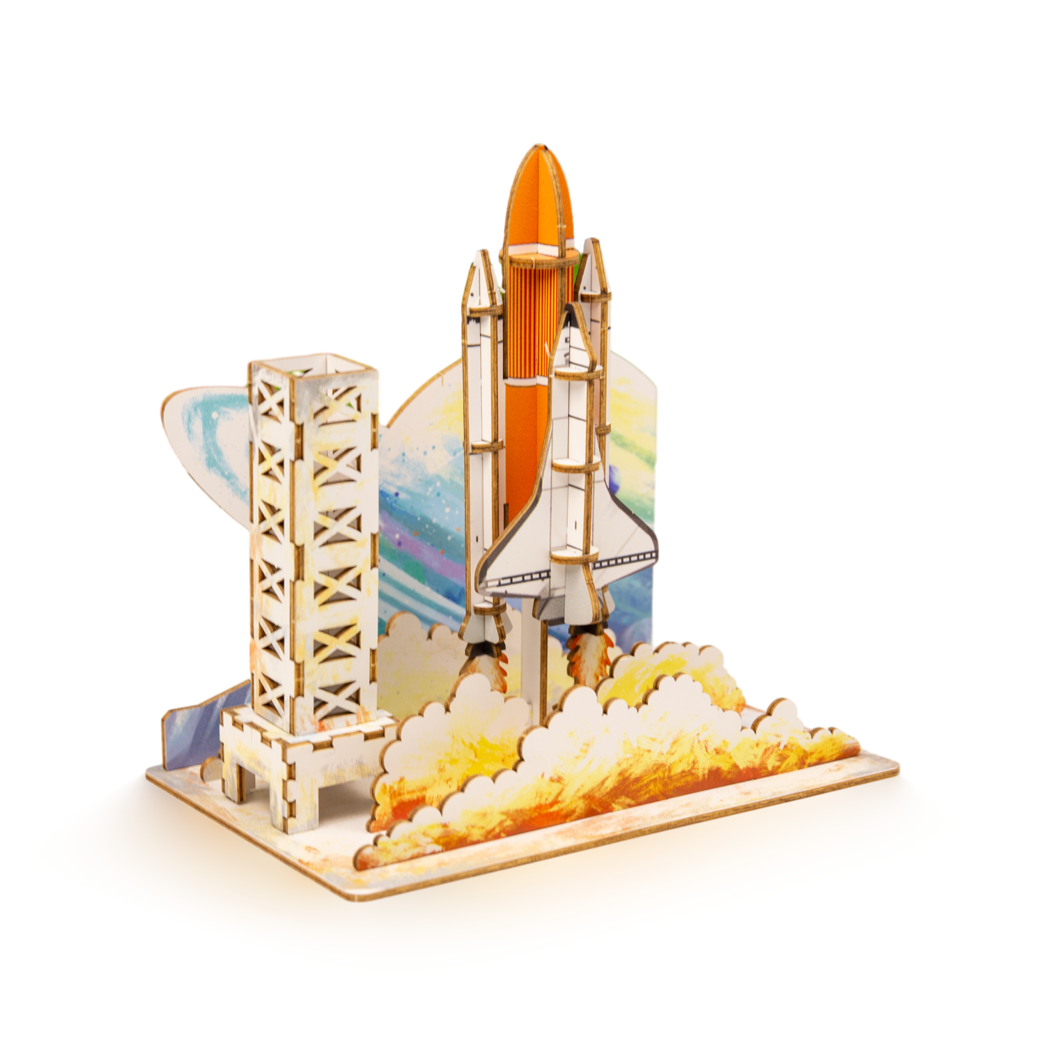 Rocket Launch – 3D Postcard Puzzle