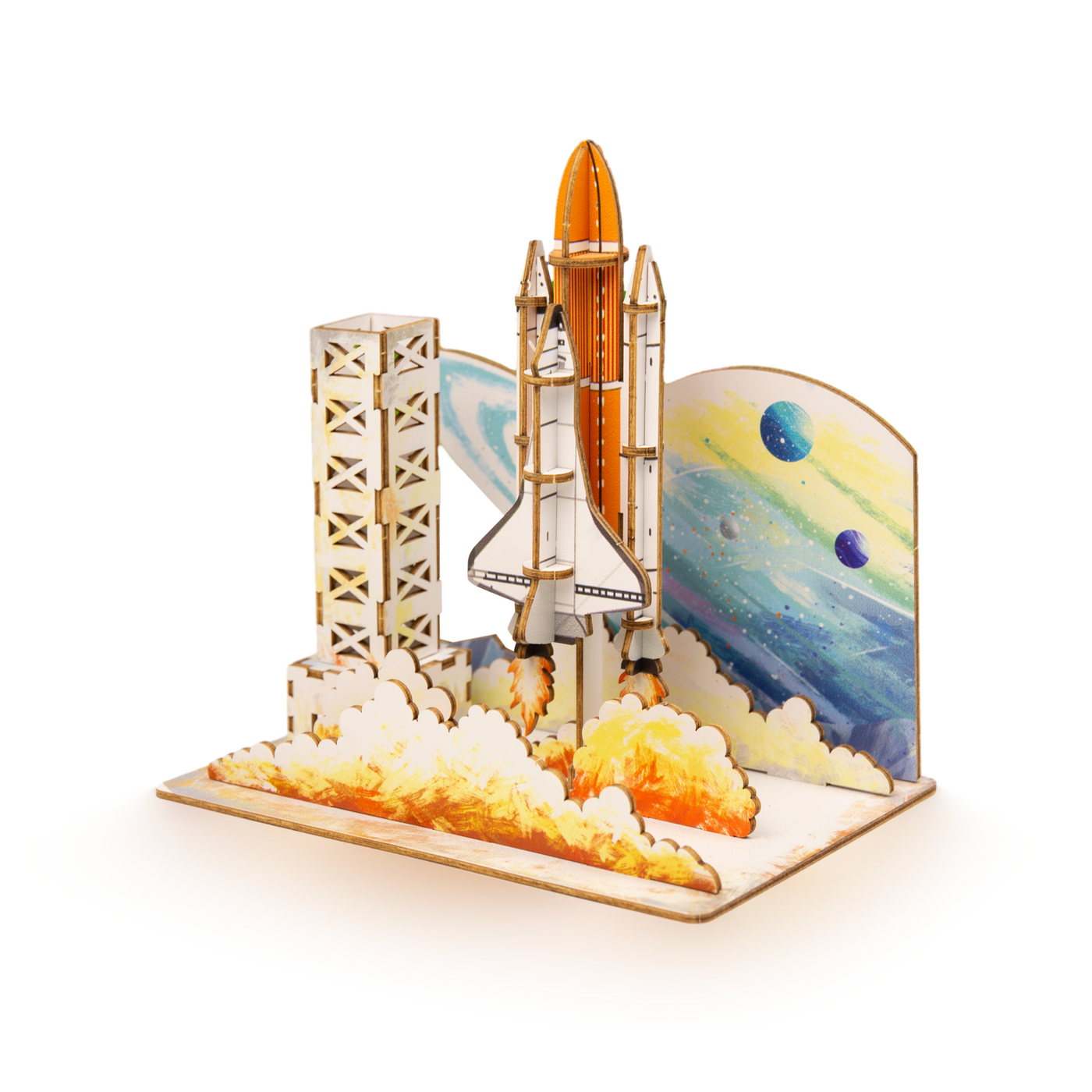 Rocket Launch – 3D Postcard Puzzle