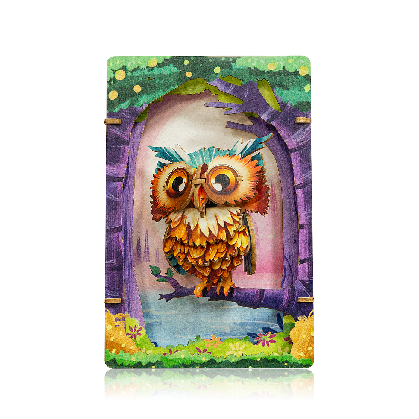 Owl – 3D Postcard Puzzle