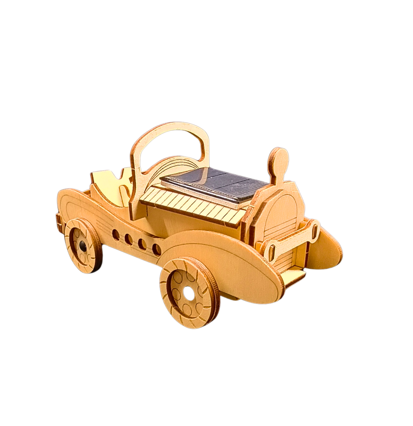 Racing Car (Solar) - DIY Puzzle | STEM Education Kit | Wooden Puzzle Kit Educational Electronic Hobby Kit