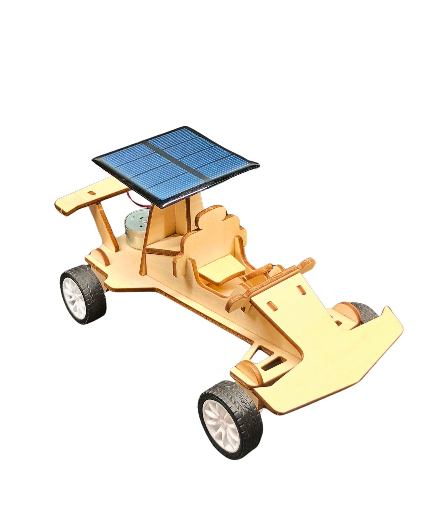 F1 Racing Car (Solar) - DIY Puzzle | STEM Education Kit | Wooden Puzzle Kit Educational Electronic Hobby Kit