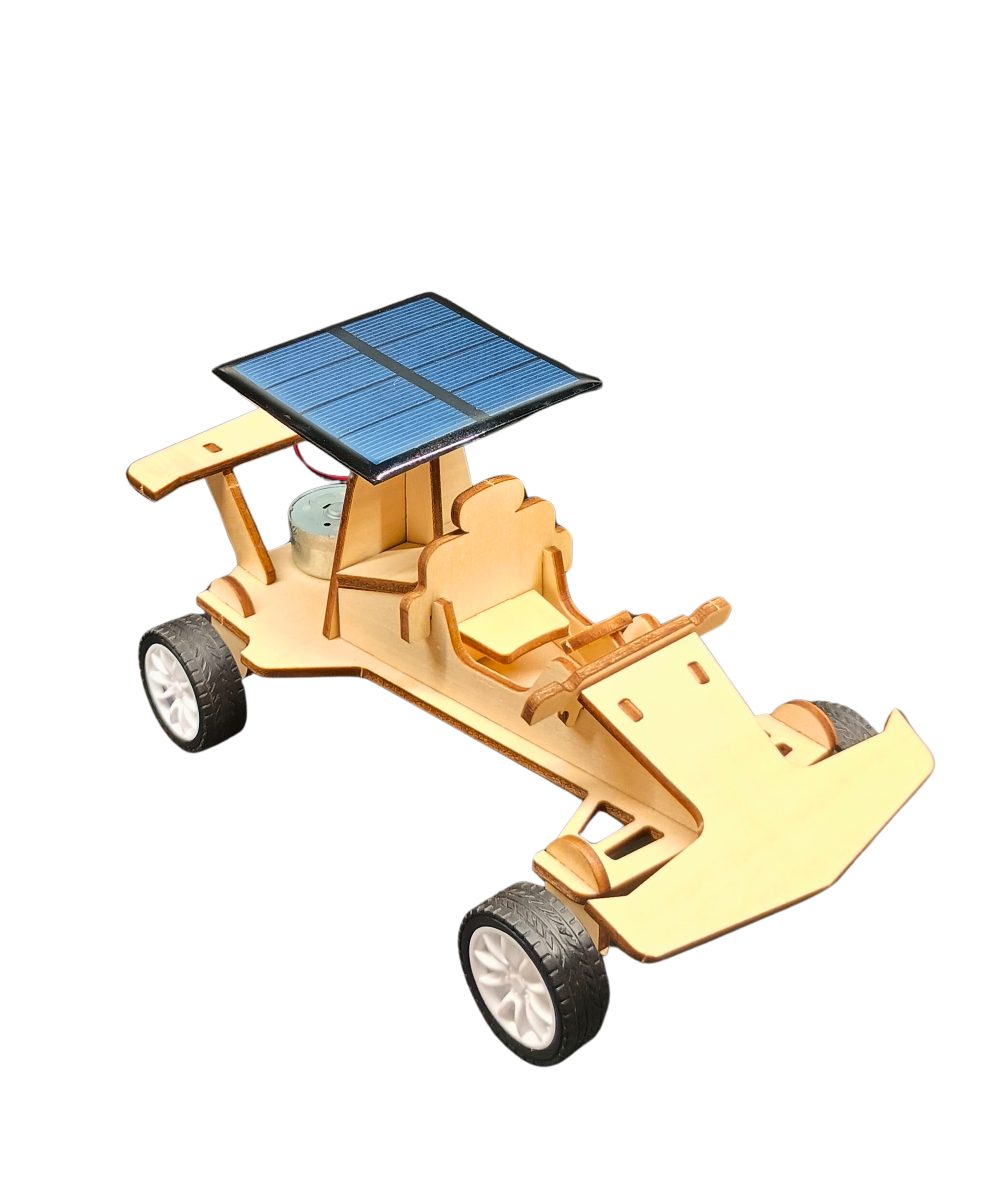 F1 Racing Car (Solar) - DIY Puzzle | STEM Education Kit | Wooden Puzzle Kit Educational Electronic Hobby Kit