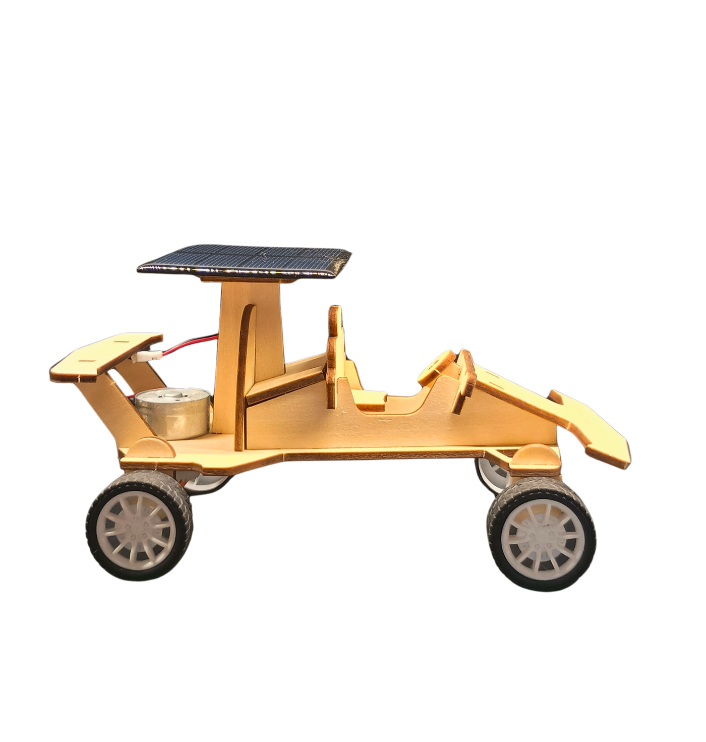 F1 Racing Car (Solar) - DIY Puzzle | STEM Education Kit | Wooden Puzzle Kit Educational Electronic Hobby Kit