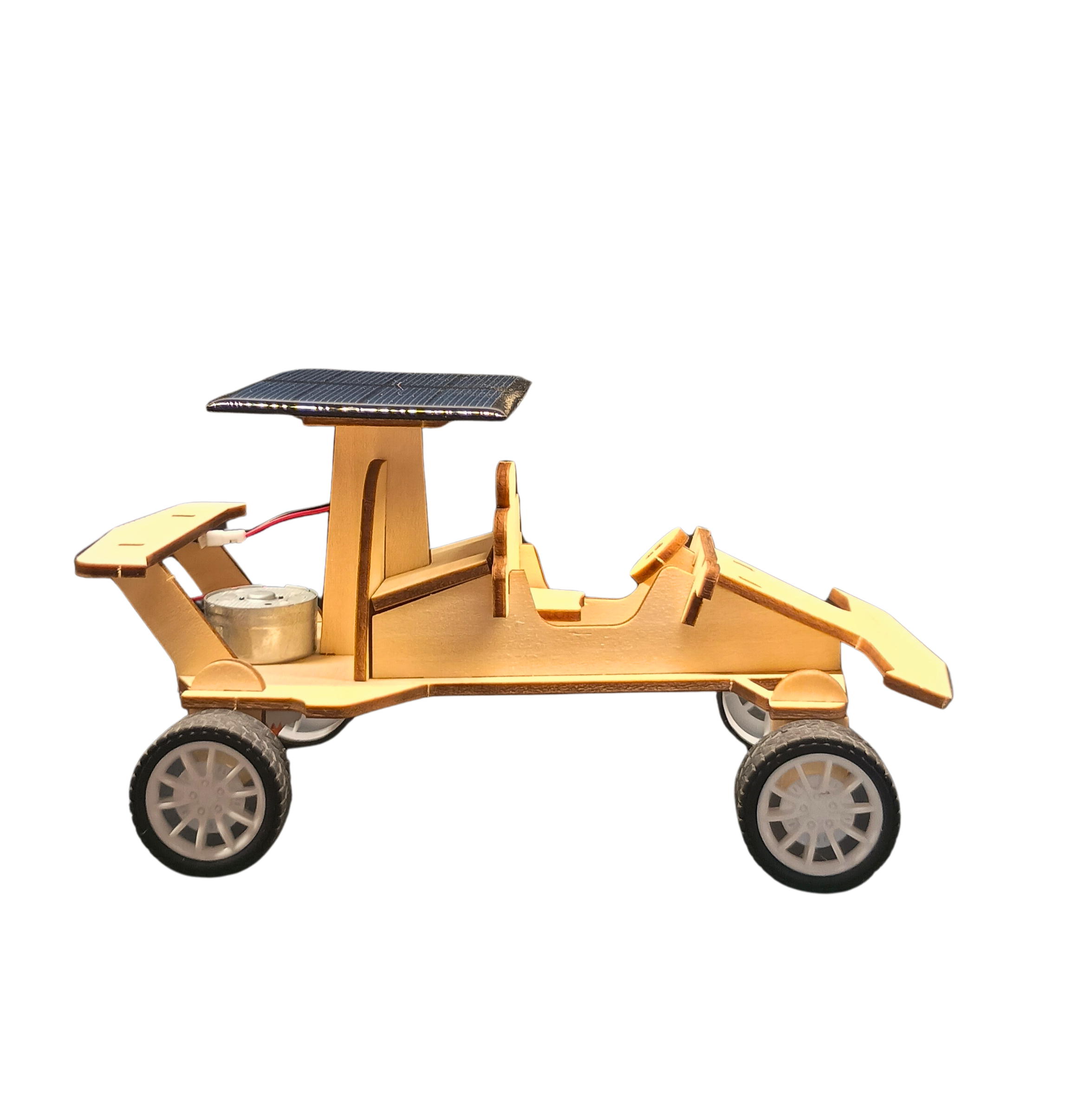 F1 Racing Car (Solar) - DIY Puzzle | STEM Education Kit | Wooden Puzzle Kit Educational Electronic Hobby Kit