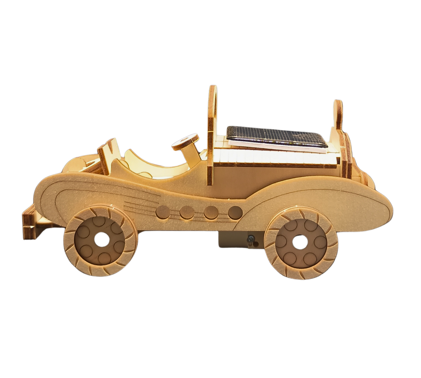 Racing Car (Solar) - DIY Puzzle | STEM Education Kit | Wooden Puzzle Kit Educational Electronic Hobby Kit