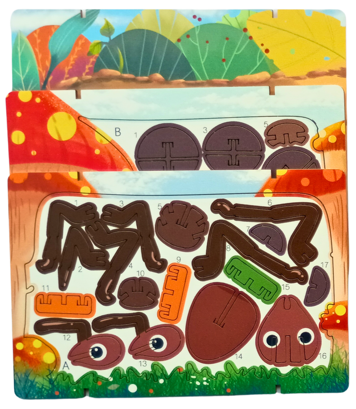 Ant – 3D Postcard Puzzle | STEM Education Kit | Wooden Puzzle Kit