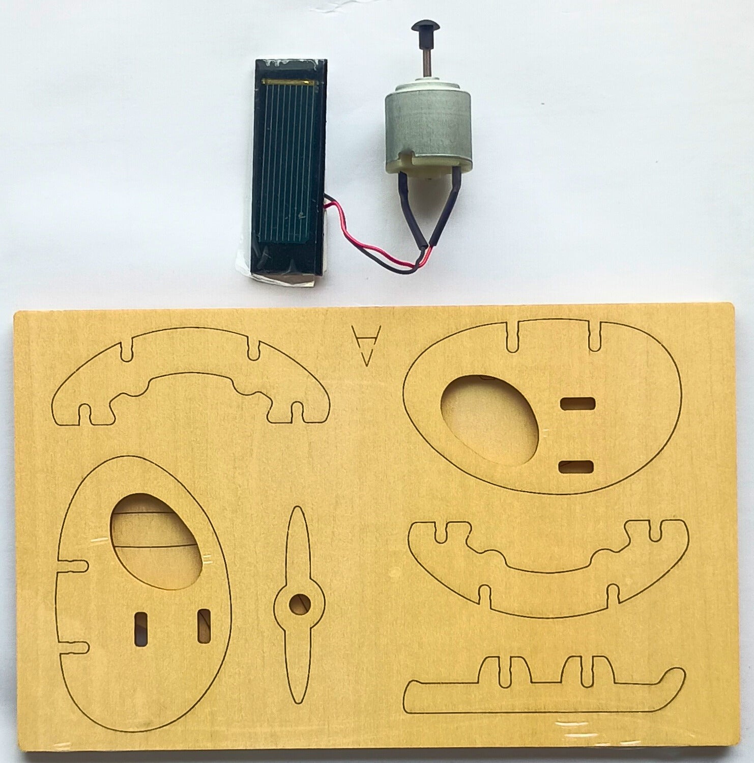 Helicopter (Solar) - 3D DIY Puzzle | STEM Education Kit | Wooden Puzzle Kit