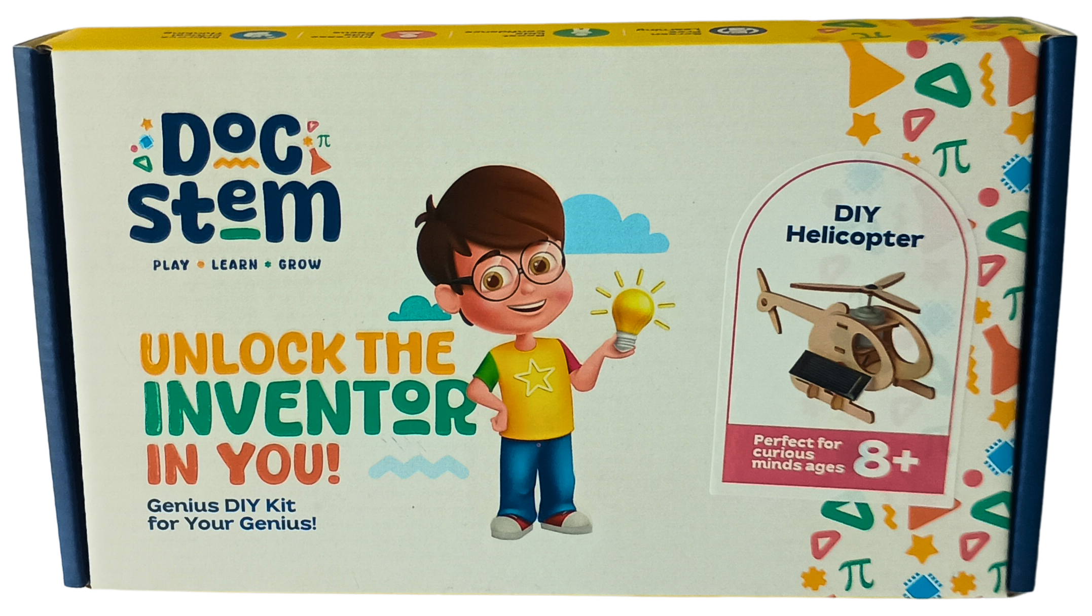 Helicopter (Solar) - 3D DIY Puzzle | STEM Education Kit | Wooden Puzzle Kit