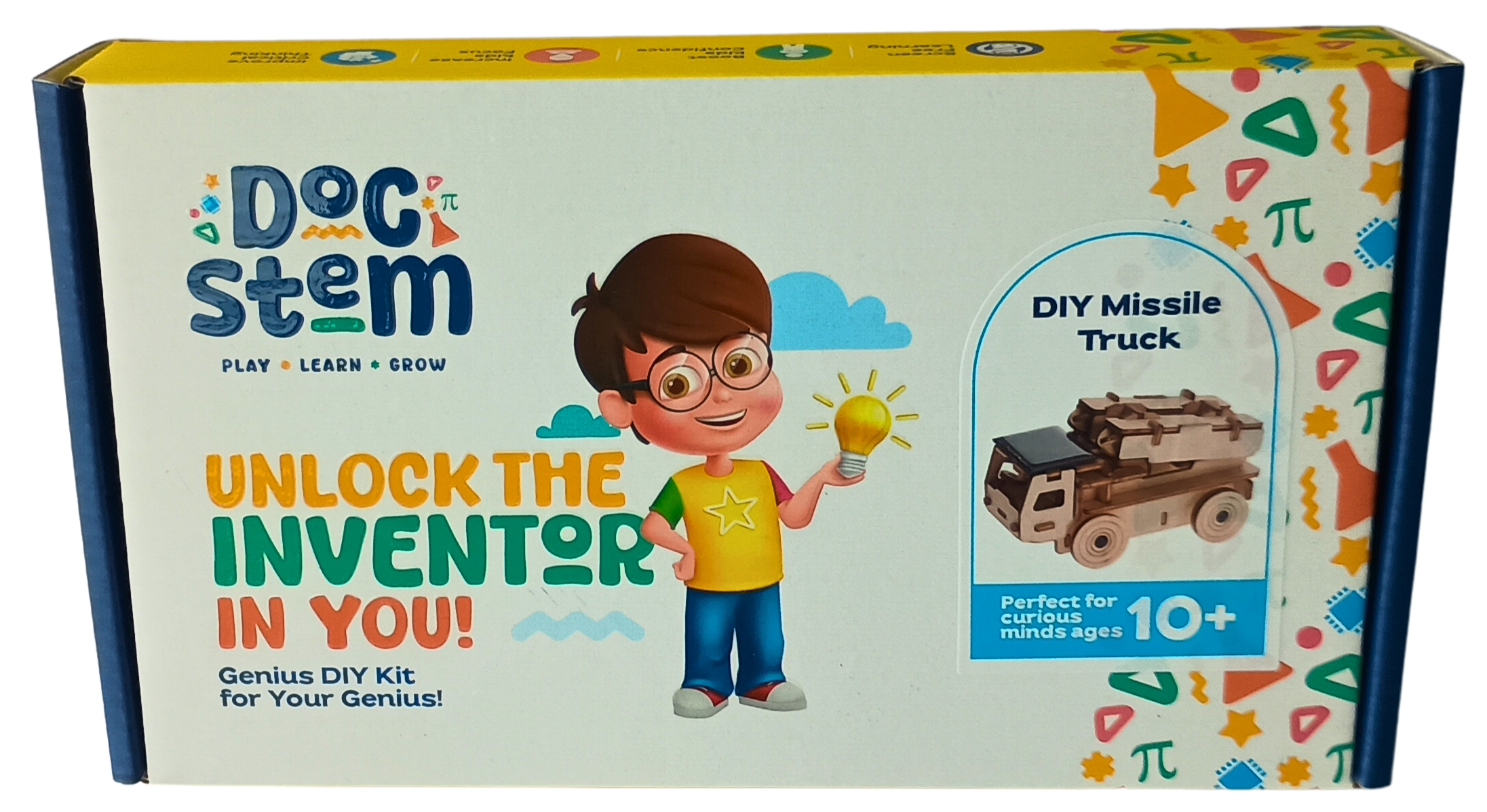 Missile Truck (Solar) - DIY Puzzle | STEM Education Kit | Wooden Puzzle Kit Educational Electronic Hobby Kit