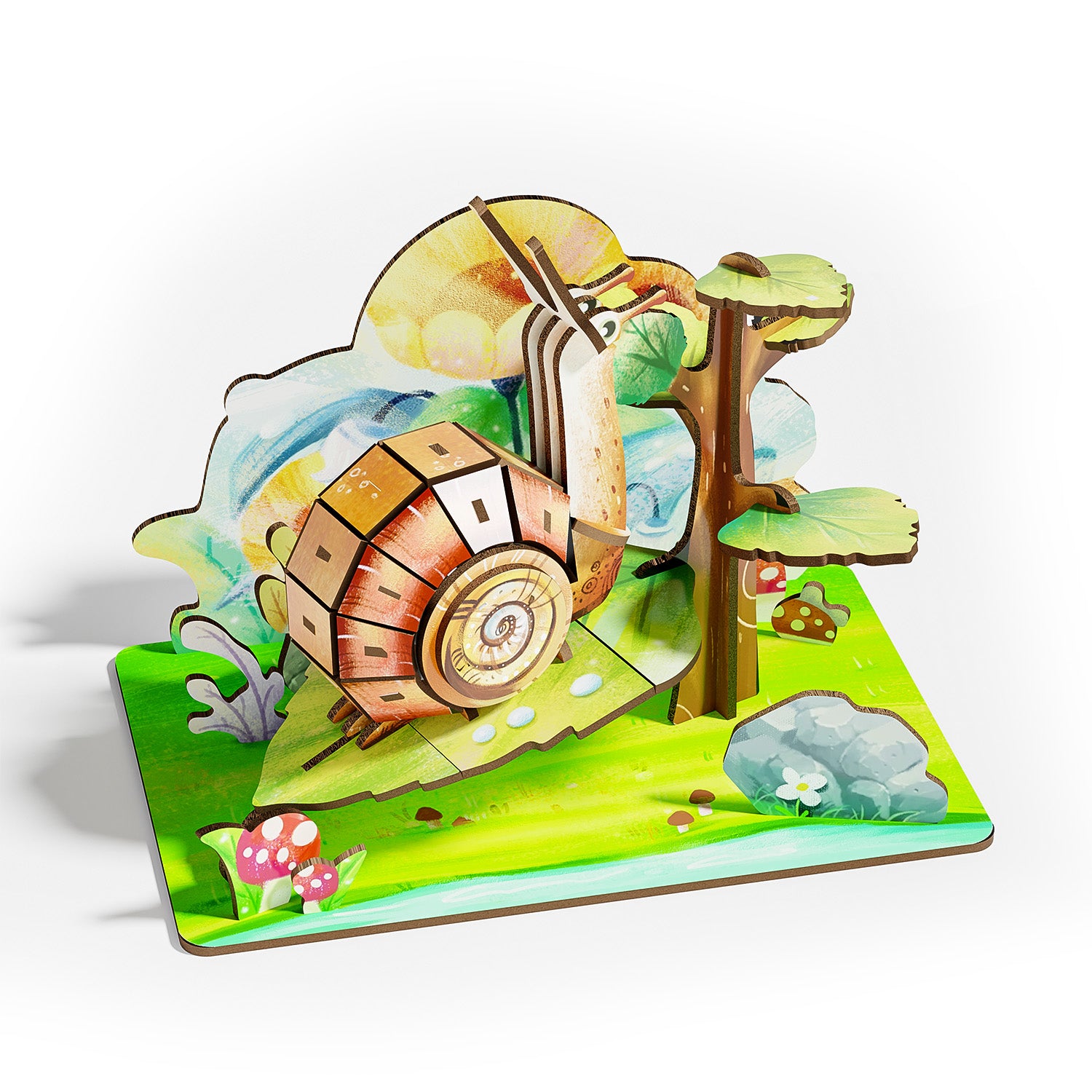 Snail – 3D Postcard Puzzle