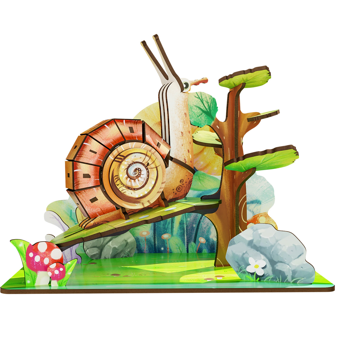 Snail – 3D Postcard Puzzle