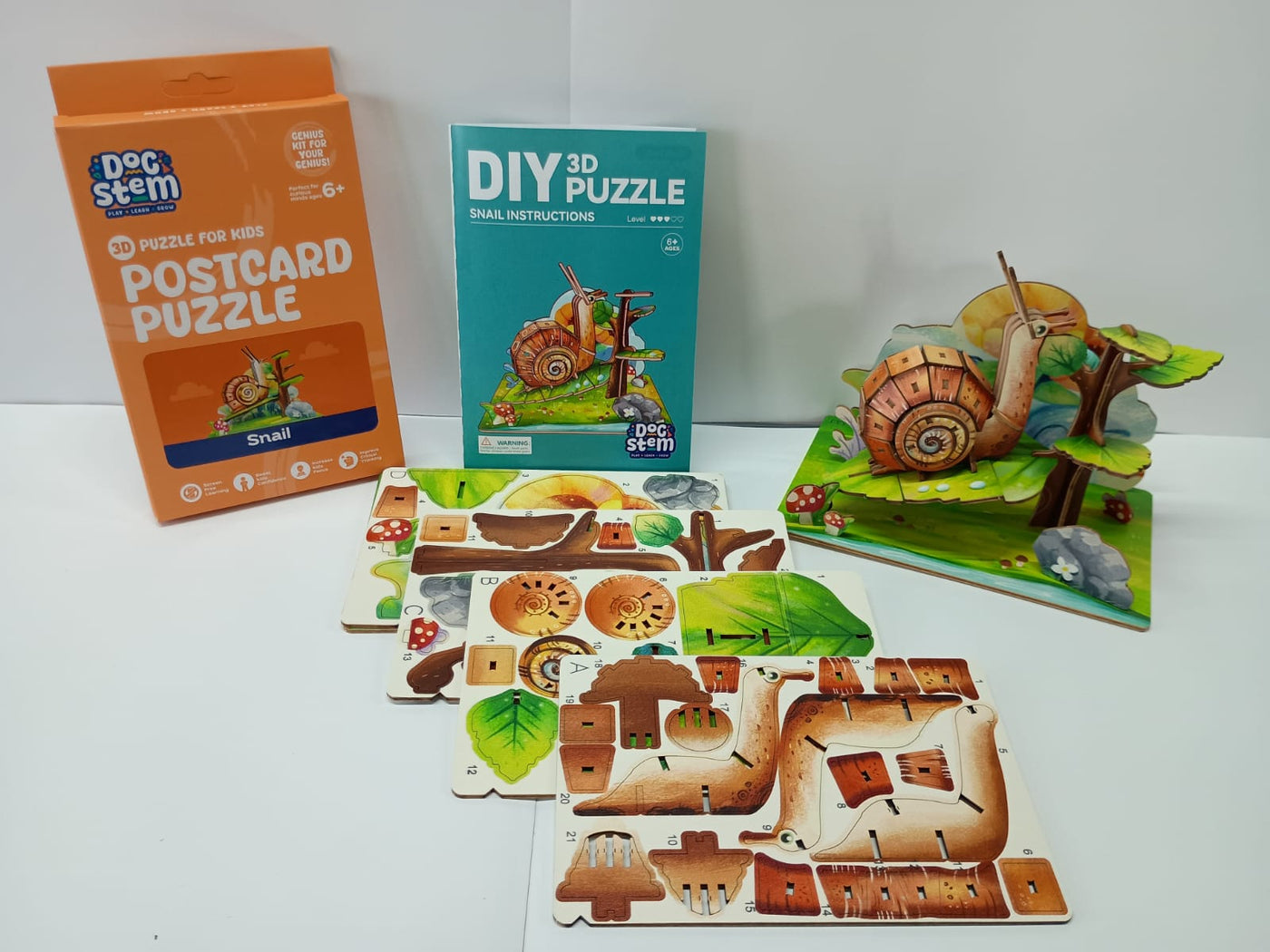 Snail – 3D Postcard Puzzle