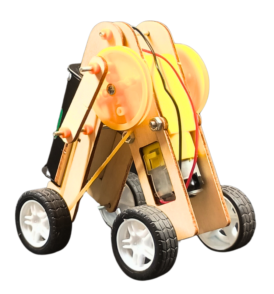 Reptile Robot - DIY Puzzle | STEM Education Kit | Wooden Puzzle Kit Educational Electronic Hobby Kit