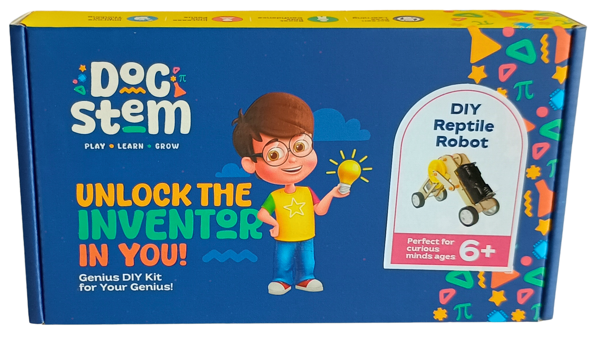 Reptile Robot - DIY Puzzle | STEM Education Kit | Wooden Puzzle Kit Educational Electronic Hobby Kit