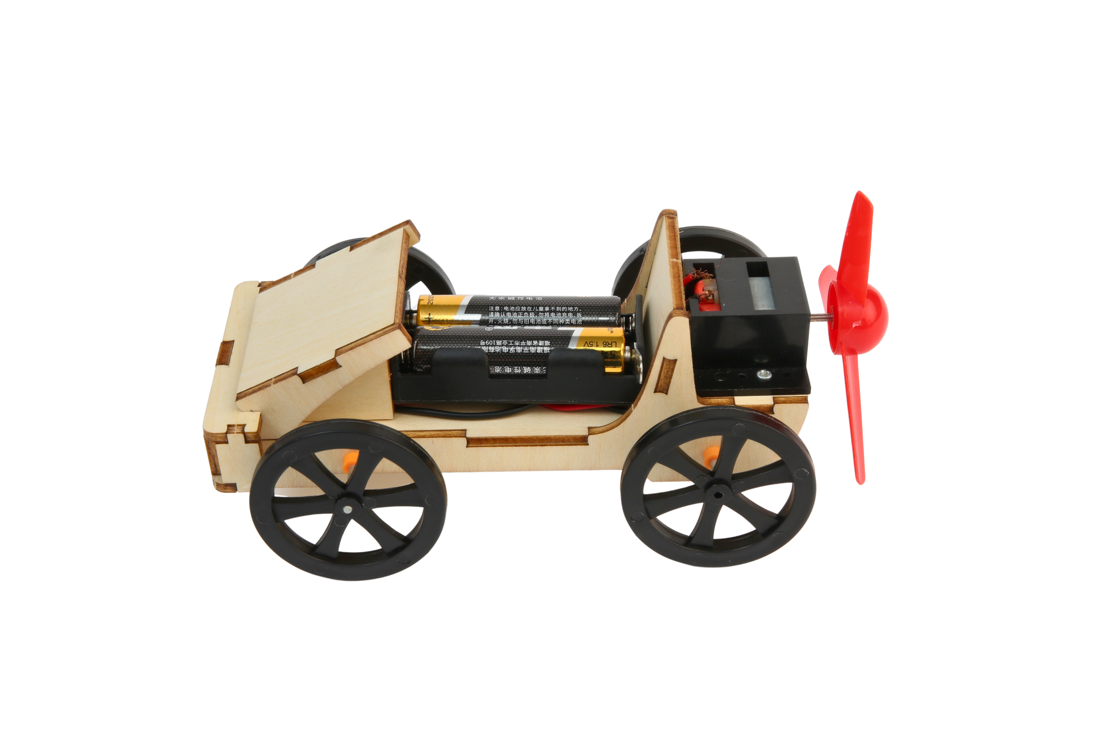 Wind Driven Car - 3D DIY Puzzle | STEM Education Kit | Wooden Puzzle Kit