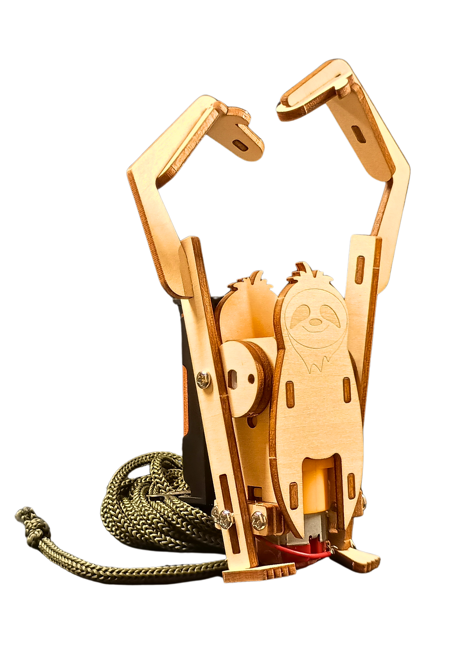 Climbing Sloth - DIY Puzzle | STEM Education Kit | Wooden Puzzle Kit Educational Electronic Hobby Kit